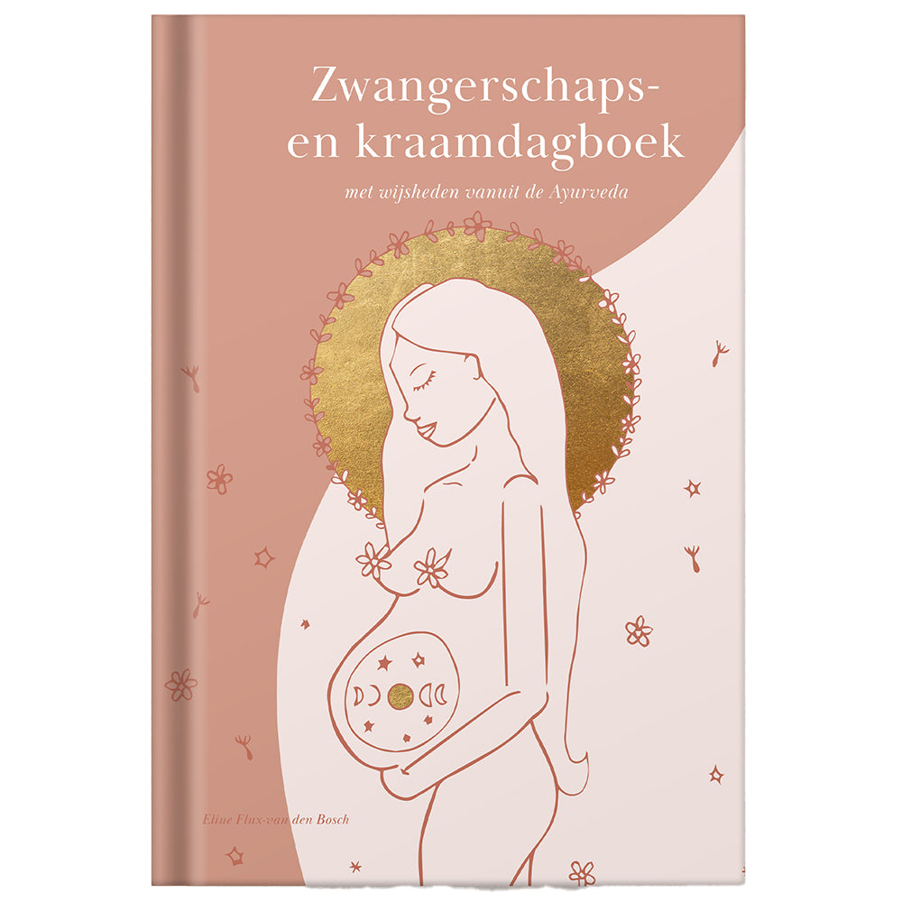 Zwangerschaps- en Kraamdagboek met wijsheden vanuit de Ayurveda Bibliotheek