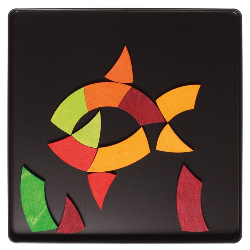 Grimms Magnetische Puzzel Kleuren Cirkel1-min