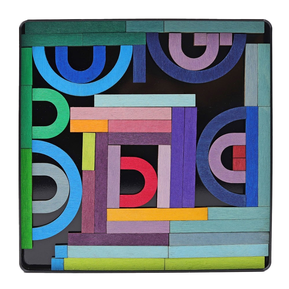 Grimms Magnetische Puzzel Letter Vormen-min