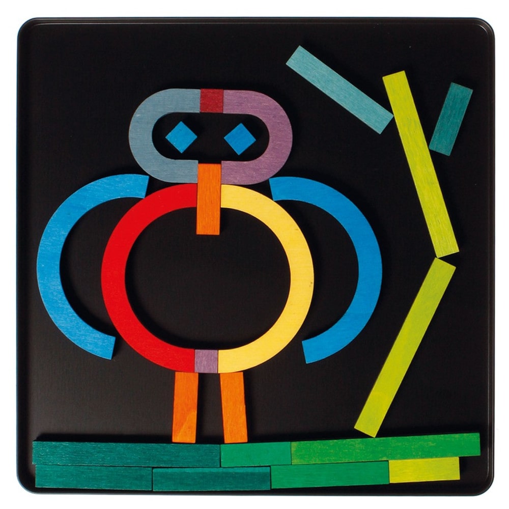 Grimms Magnetische Puzzel Letter Vormen4-min
