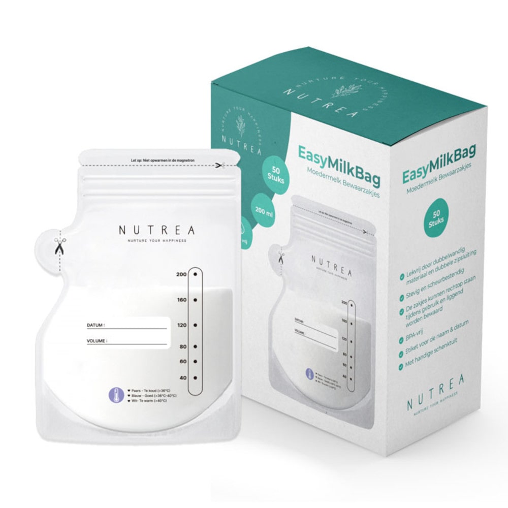 Nutrea Moedermelk Bewaarzakjes 50 st-min