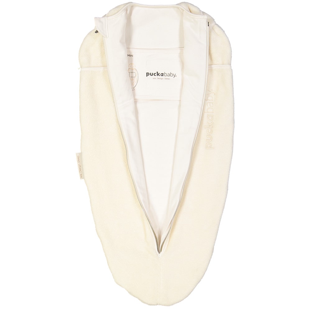 Puckababy Mini Inbakerslaapzak Teddy 3 - 6 maanden Pure1-min