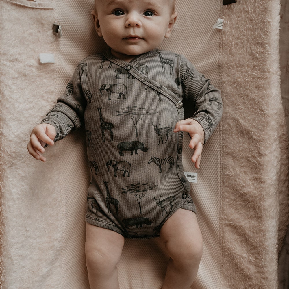 Snoozebaby Aankleedkussenhoes Gots - Zand Sfeer-min