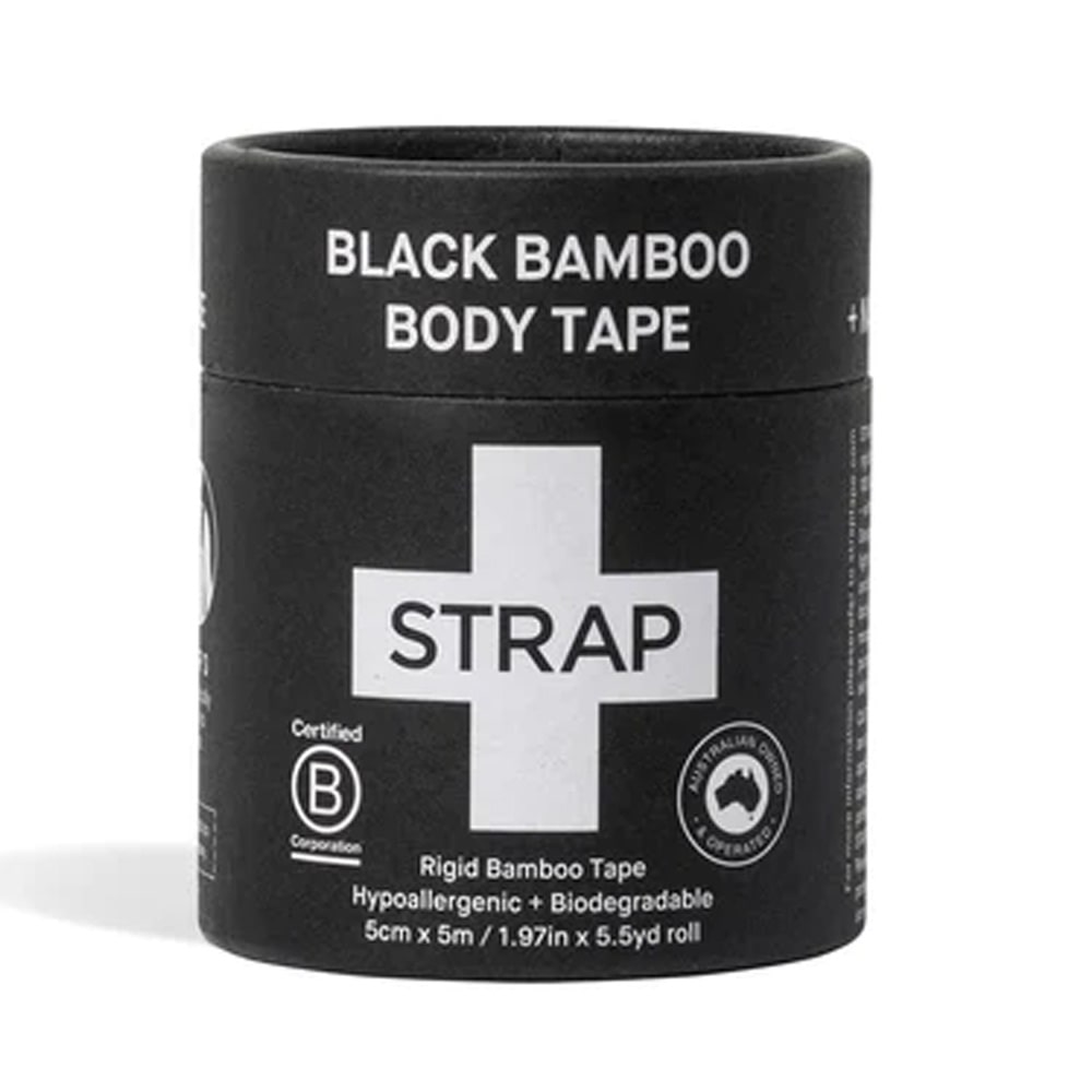 Strap Black Bamboo Body Tape 1-min
