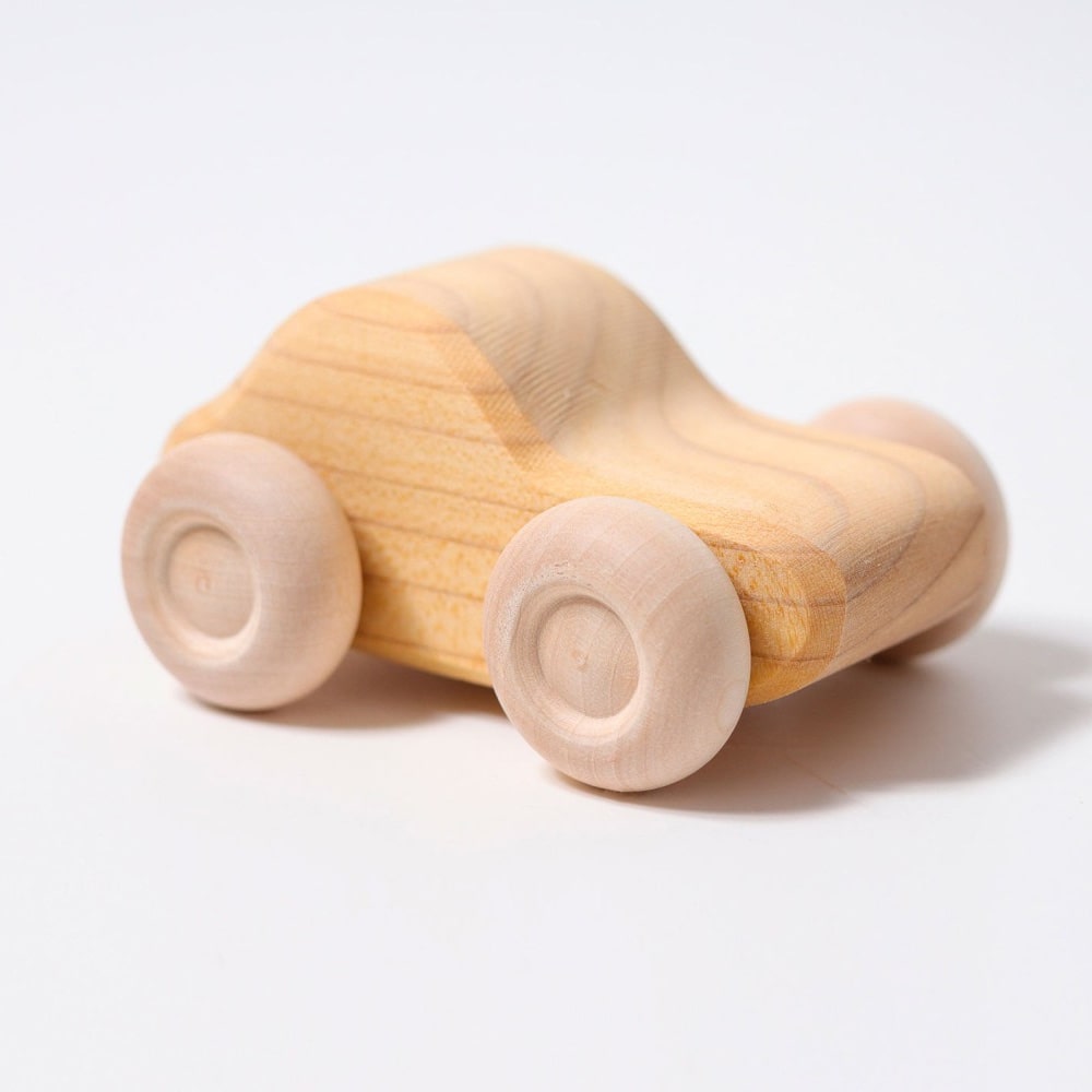 Grimms Houten Autos 6 stuks Naturel Grimms