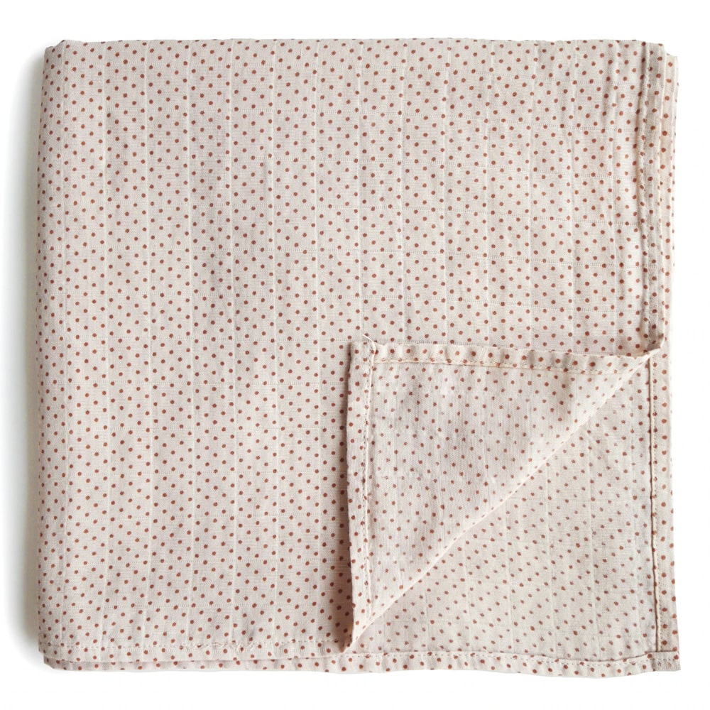 mushie-inbakerdoek-organic-cotton-120x120cm-caramel-polka-dot-min