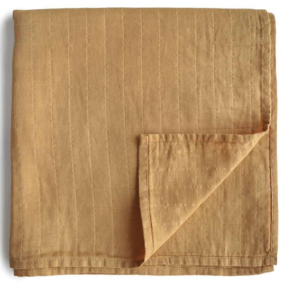 mushie-inbakerdoek-organic-cotton-120x120cm-fall-yellow-min