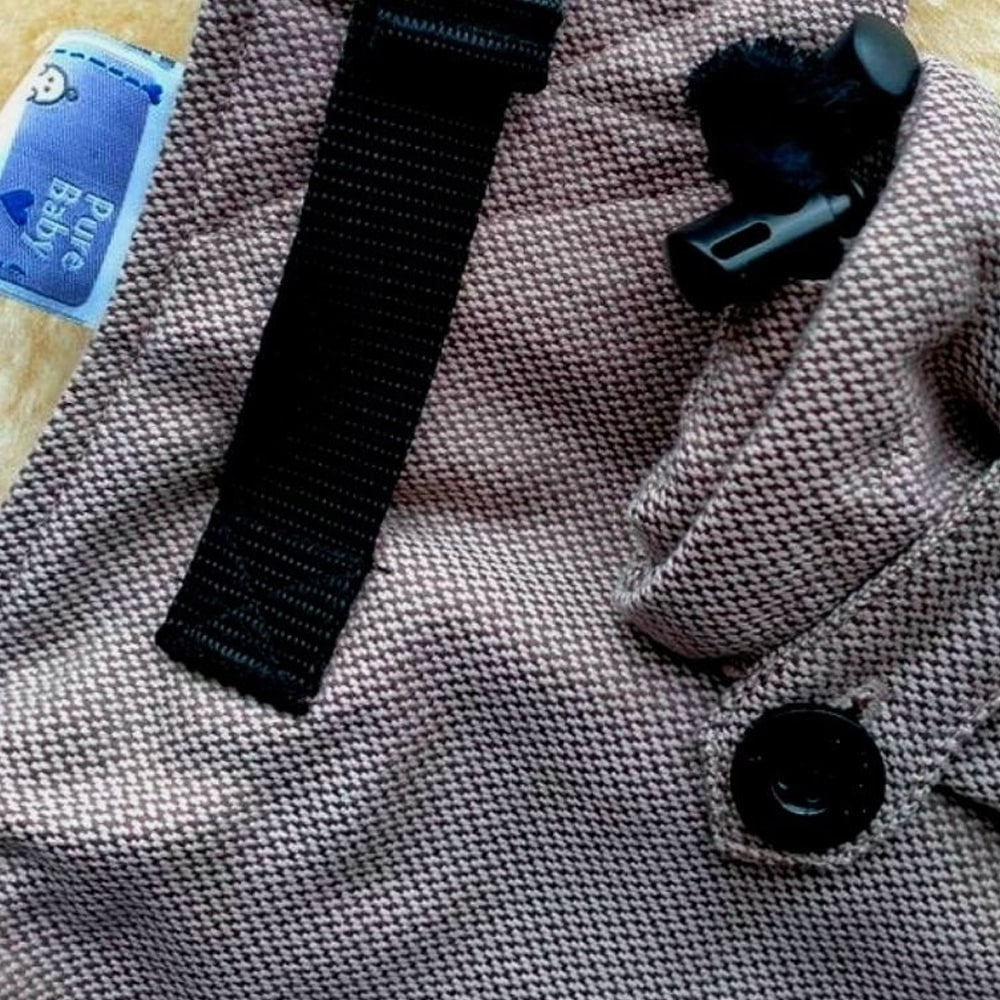 Pure Baby Love Draagzak Click en Go Essentials Brown Pure Baby Love