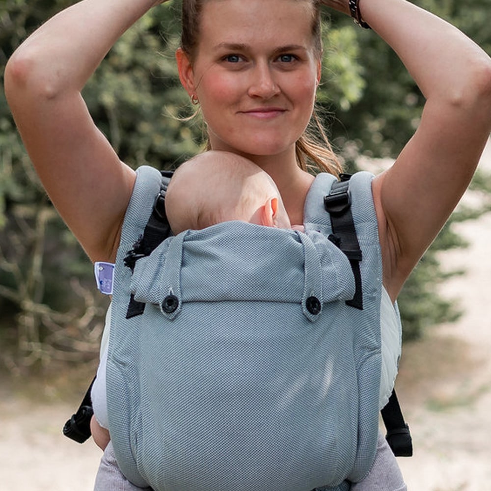 Pure Baby Love Draagzak Click en Go Sea Blue Pure Baby Love