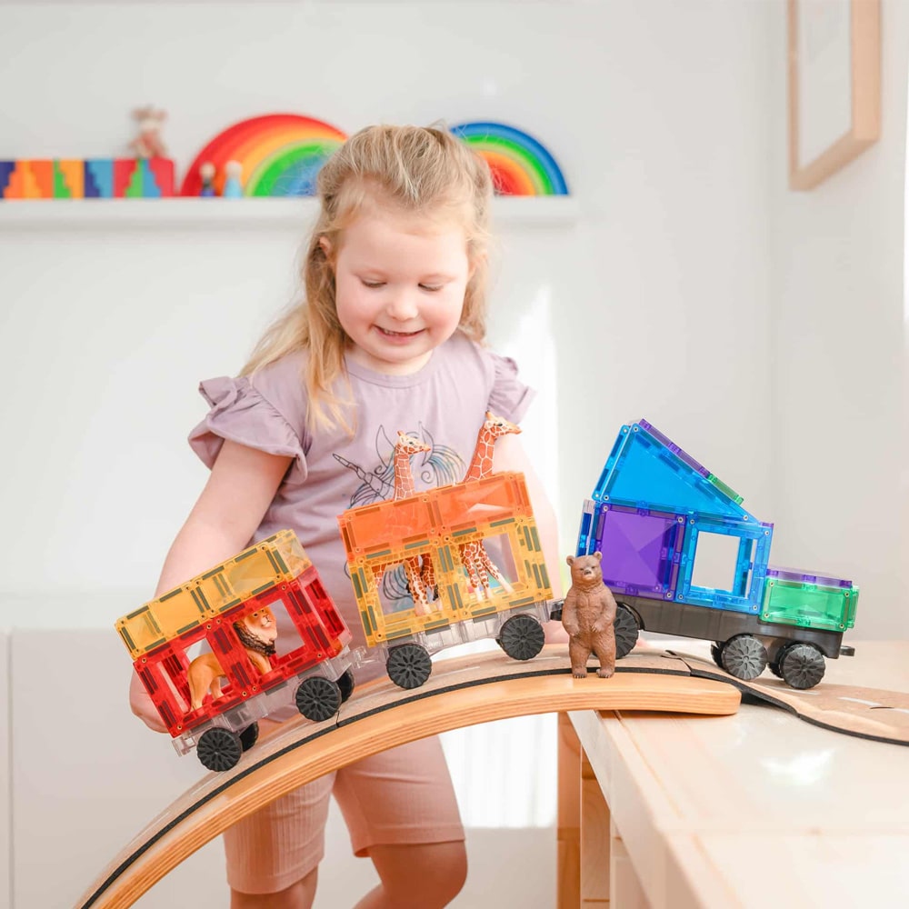 Connetix Tiles Rainbow 50 Delige Transport Pack Connetix Tiles