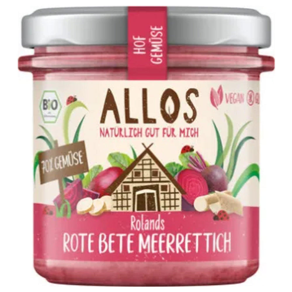 Allos Groentepread Rode Biet Mierikswortel 135 g