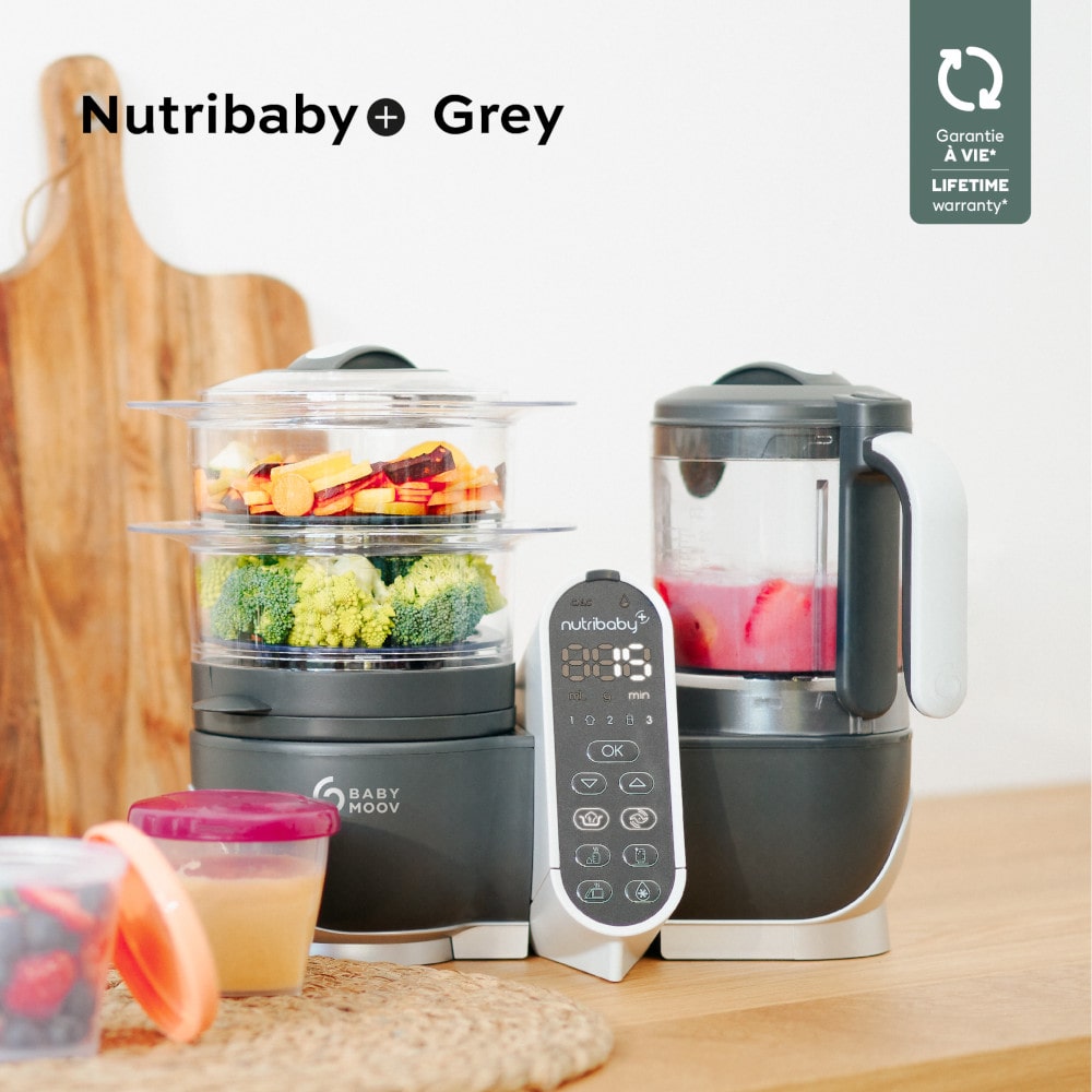 Babymoov Nutribaby Multifunctionele Keukenmachine - Industrial Grey Babymoov