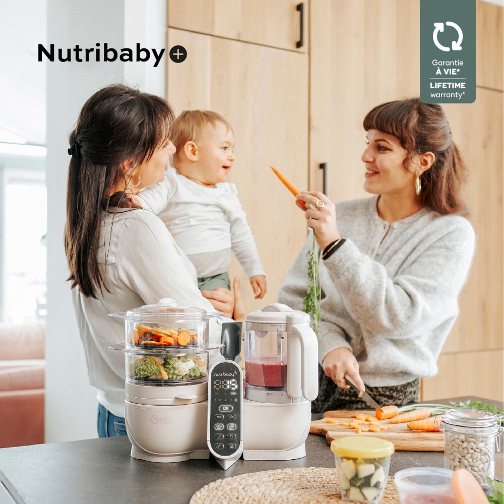 Babymoov Nutribaby Multifunctionele Keukenmachine - Mineral Beige Babymoov