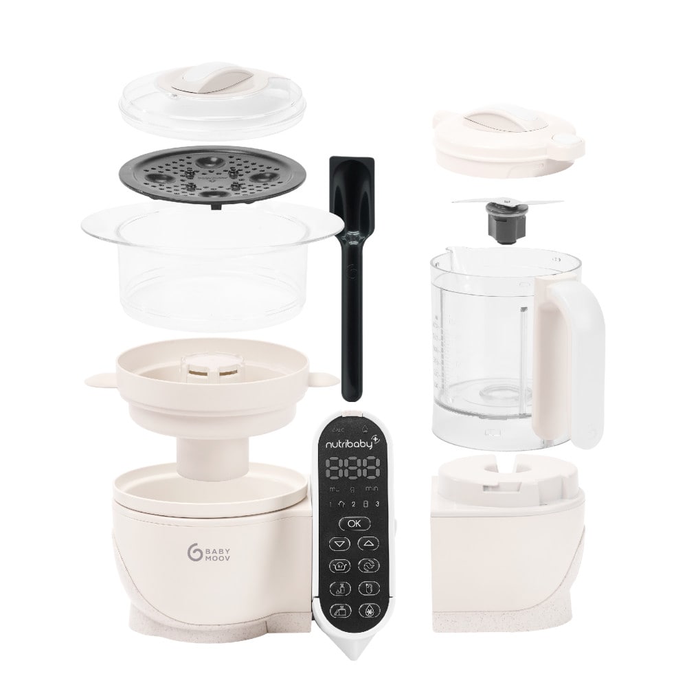 Babymoov Nutribaby Multifunctionele Keukenmachine - Mineral Beige Babymoov