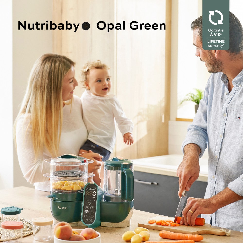 Babymoov Nutribaby Multifunctionele Keukenmachine - Opal Green Babymoov