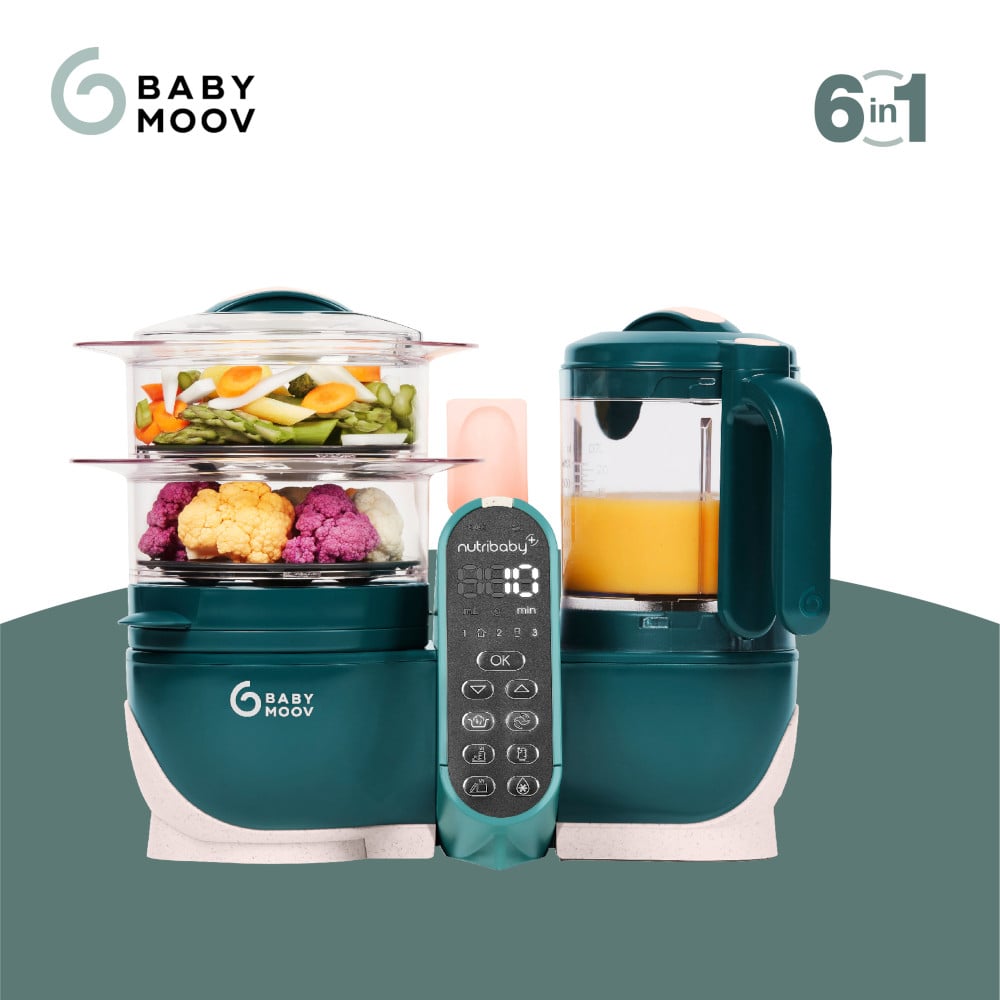 Babymoov Nutribaby Multifunctionele Keukenmachine - Opal Green Babymoov