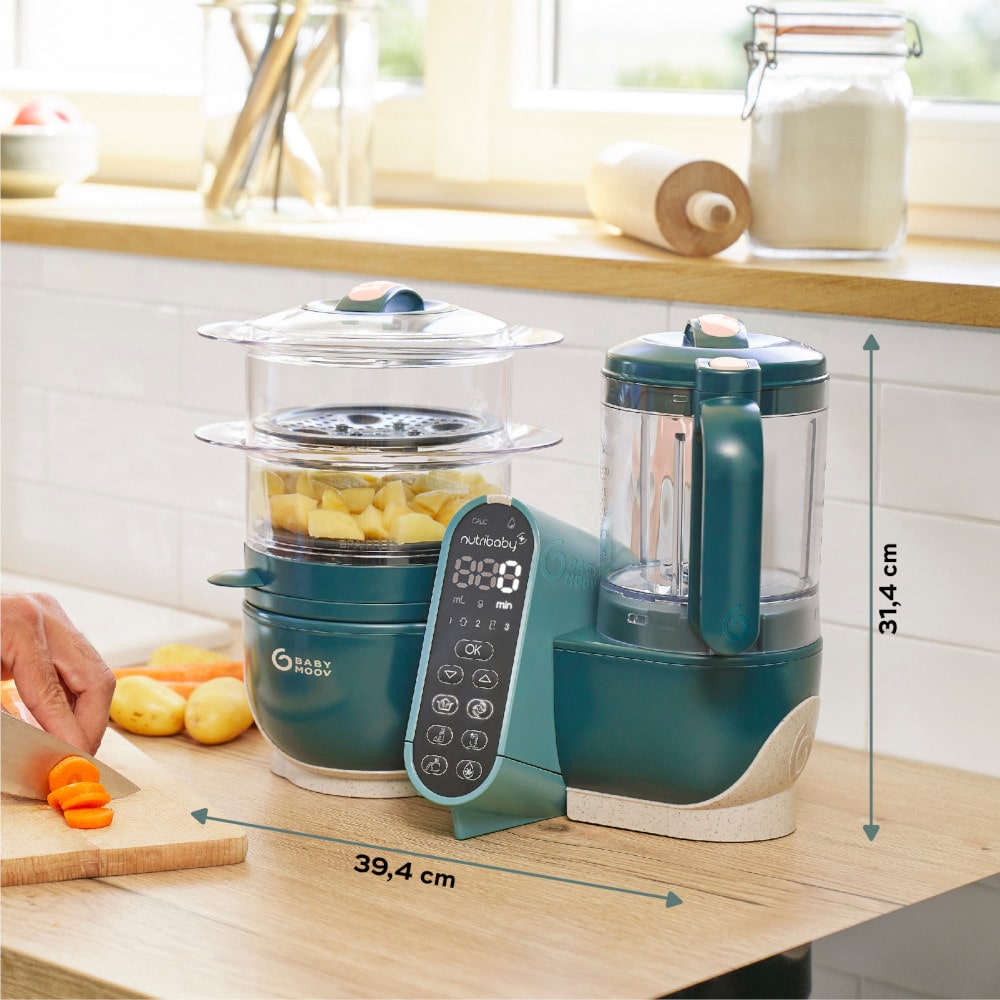 Babymoov Nutribaby Multifunctionele Keukenmachine - Opal Green Babymoov