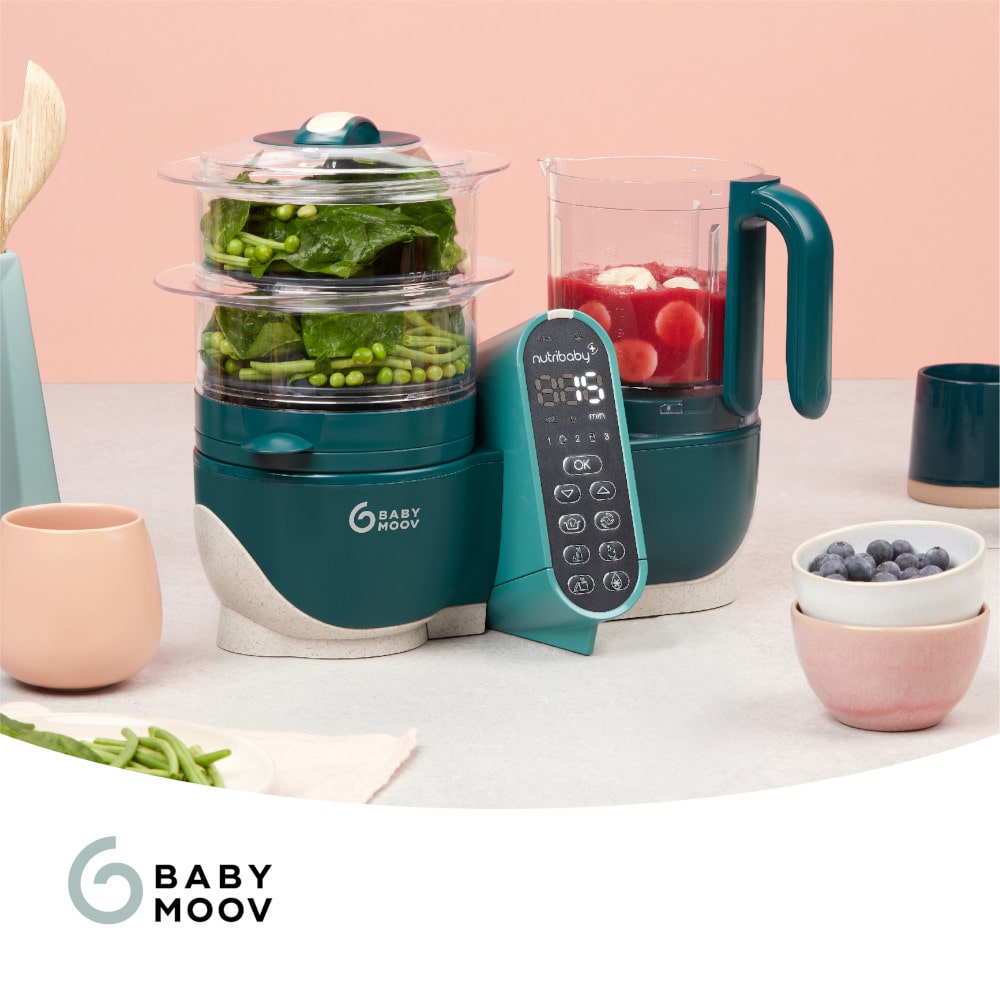 Babymoov Nutribaby Multifunctionele Keukenmachine - Opal Green Babymoov