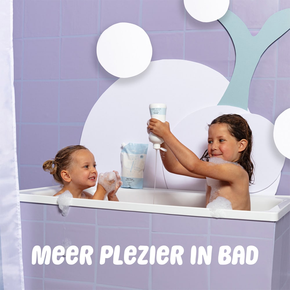 Naif Verzorgende Badschuim Baby en Kids Navulverpakking Naif