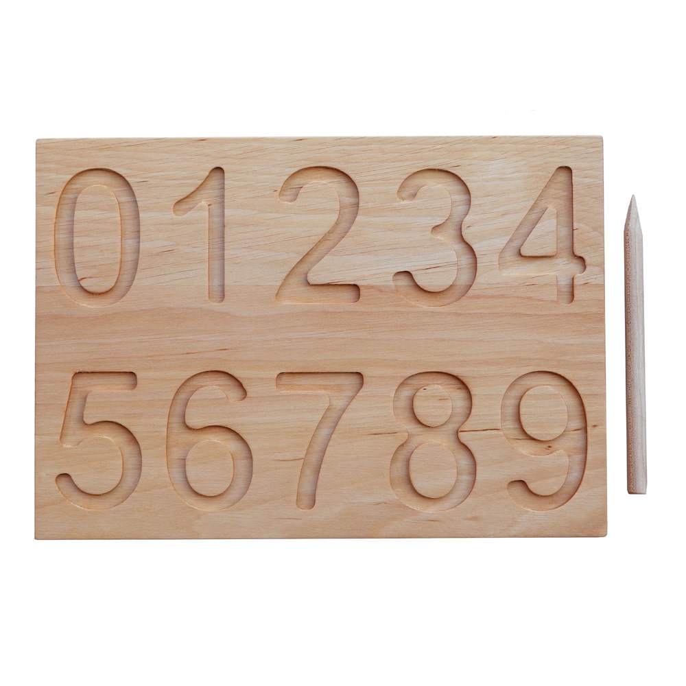 Wooden Story Houten Nummervolgbord Wooden Story