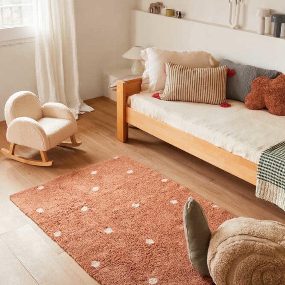 Lorena Canals Vloerkleed Mini Dot Chestnut Lorena Canals