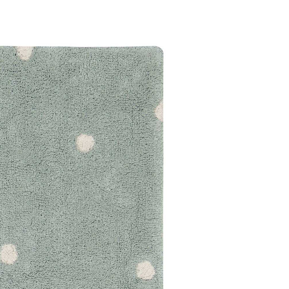 Lorena Canals Vloerkleed Mini Dot Blue Sage Lorena Canals