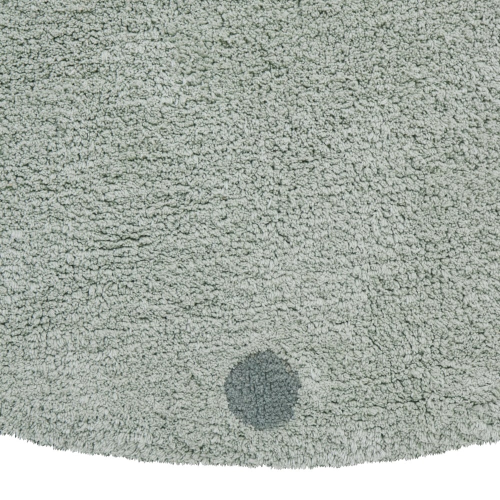 Lorena Canals Rond Vloerkleed Stippen - Sage Lorena Canals