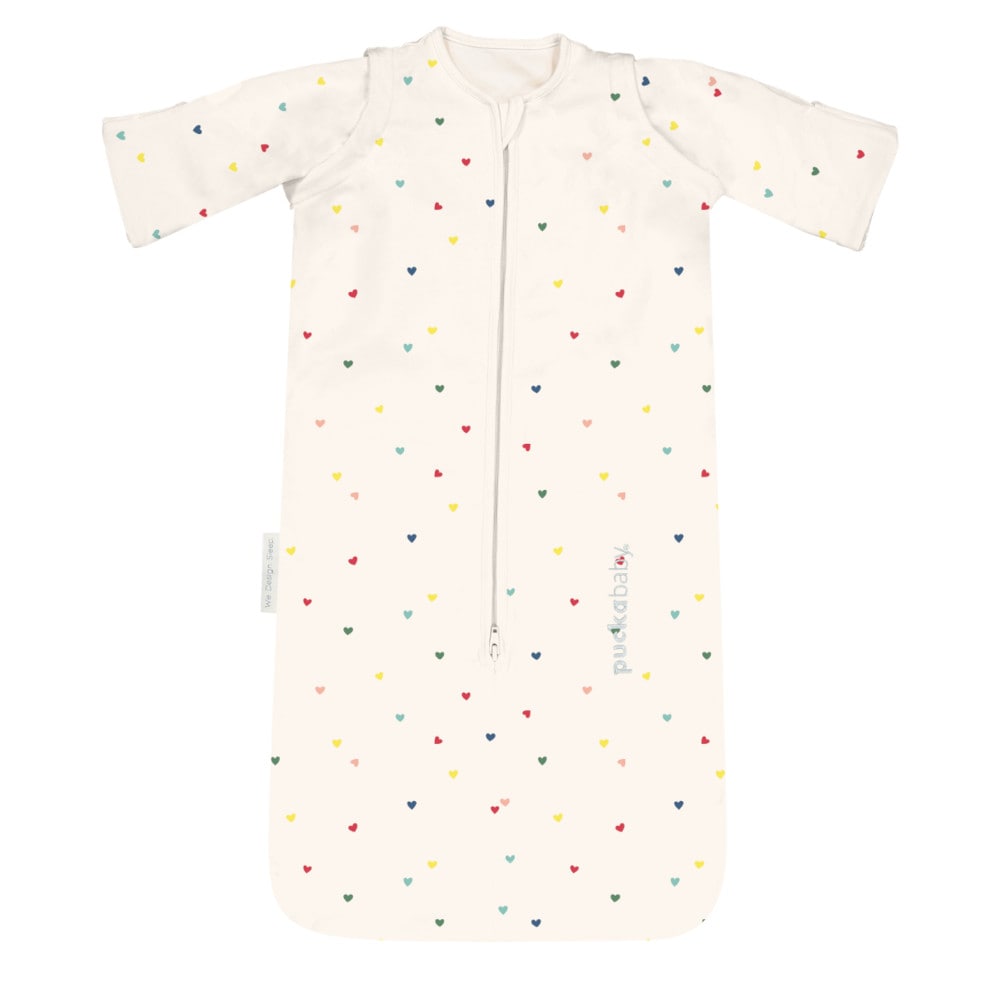 Puckababy Newborn Slaapzak 0 - 6 maanden - Confetti Hearts Puckababy