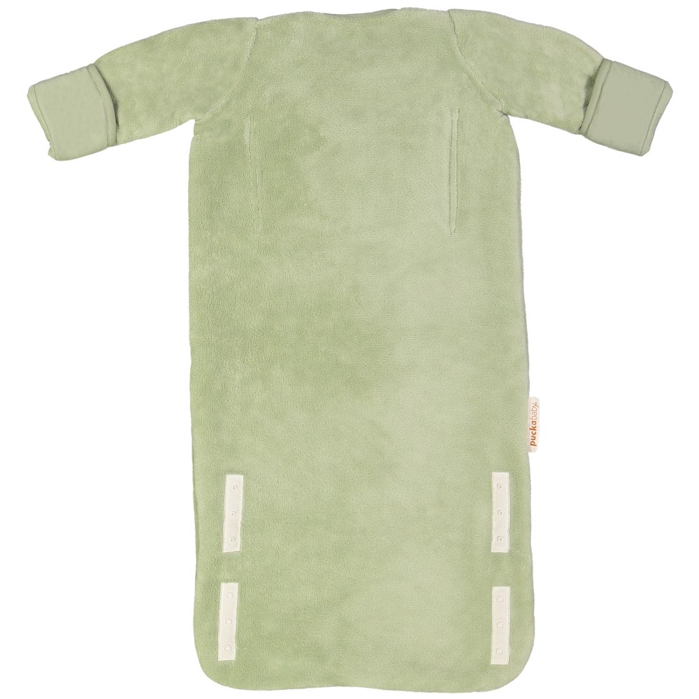 Puckababy Slaapzak Newborn 0 – 6 maanden Teddy - Olive Puckababy