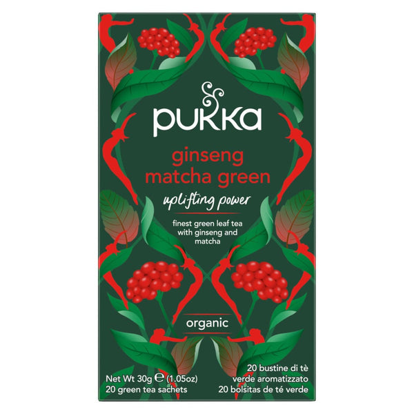Pukka Thee Ginseng Matcha Green Pukka