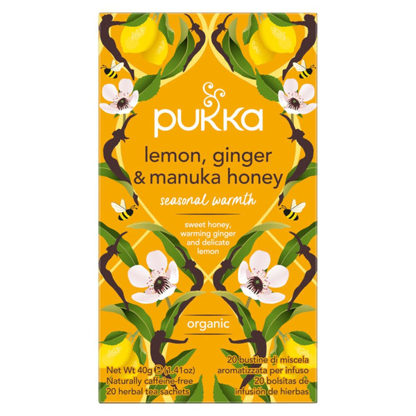Pukka Thee Lemon, Ginger & Manuka Honey Pukka