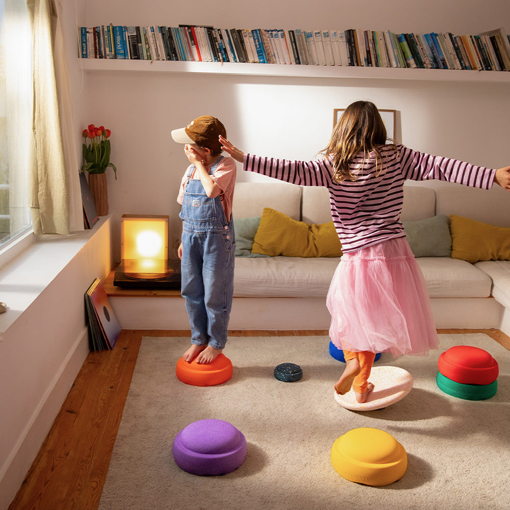 Stapelstein®  Set Water Lily 6 + 1 Balance Board en 1 Mini