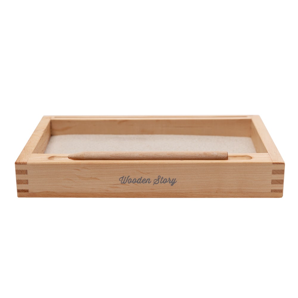 Wooden Story Montessori Houten Speelbakje Met Zand Wooden Story