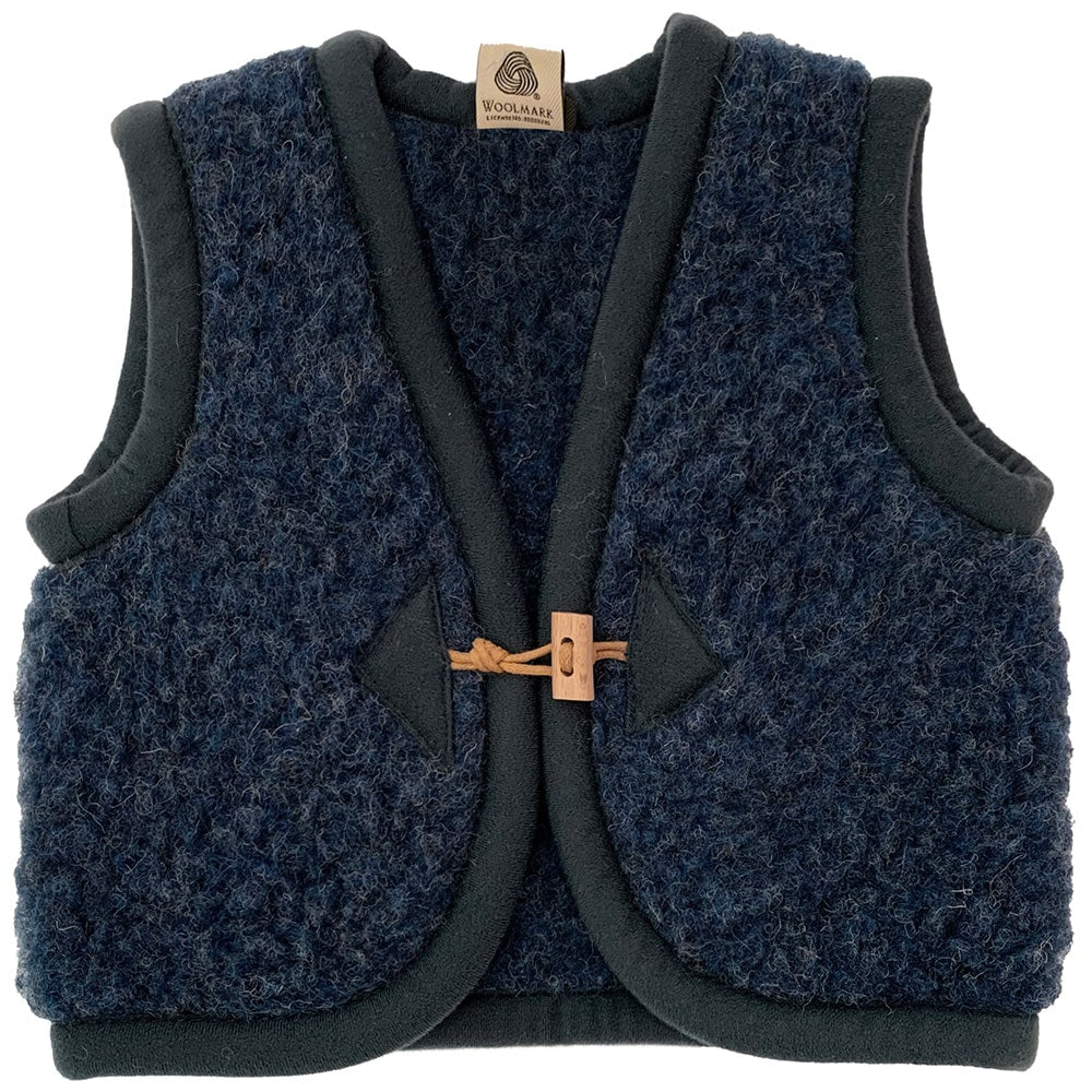 Alwero Wollen Bodywarmer Alpen Junior - Donker Blauw Alwero