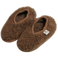 Alwero Wollen Ballerina Sloffen Junior - Bark Alwero