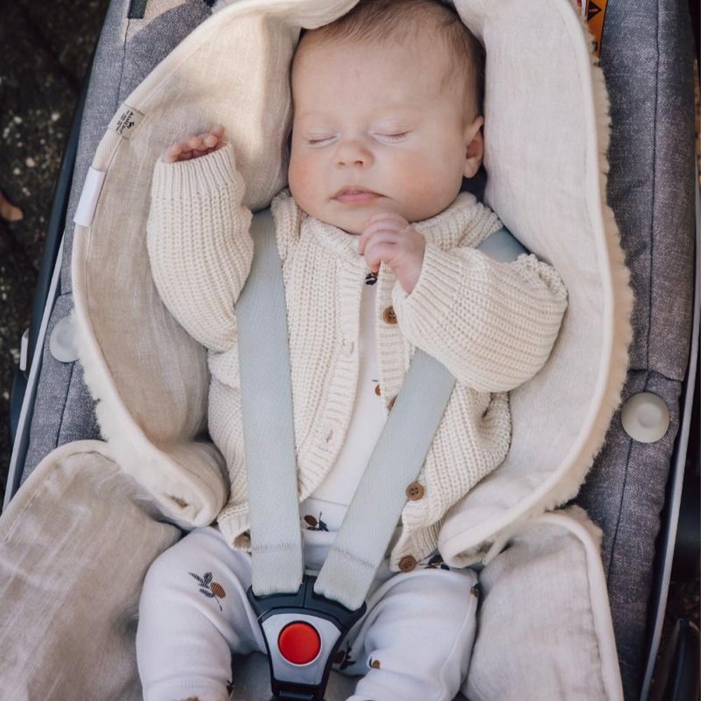 Alwero Inleg Maxi Cosi Reversible Wol-Linnen - Naturel Alwero