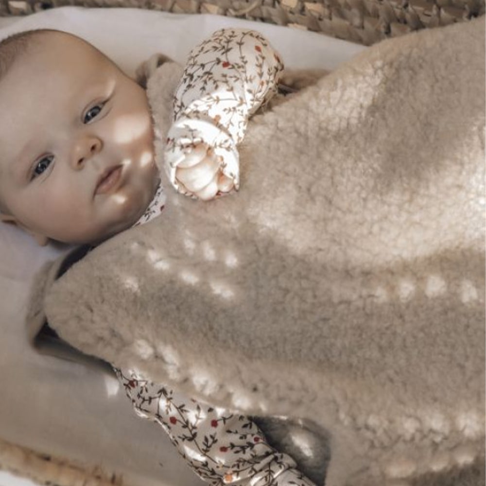 Alwero Wollen Slaapzak Zonder Mouw Light Beige Alwero