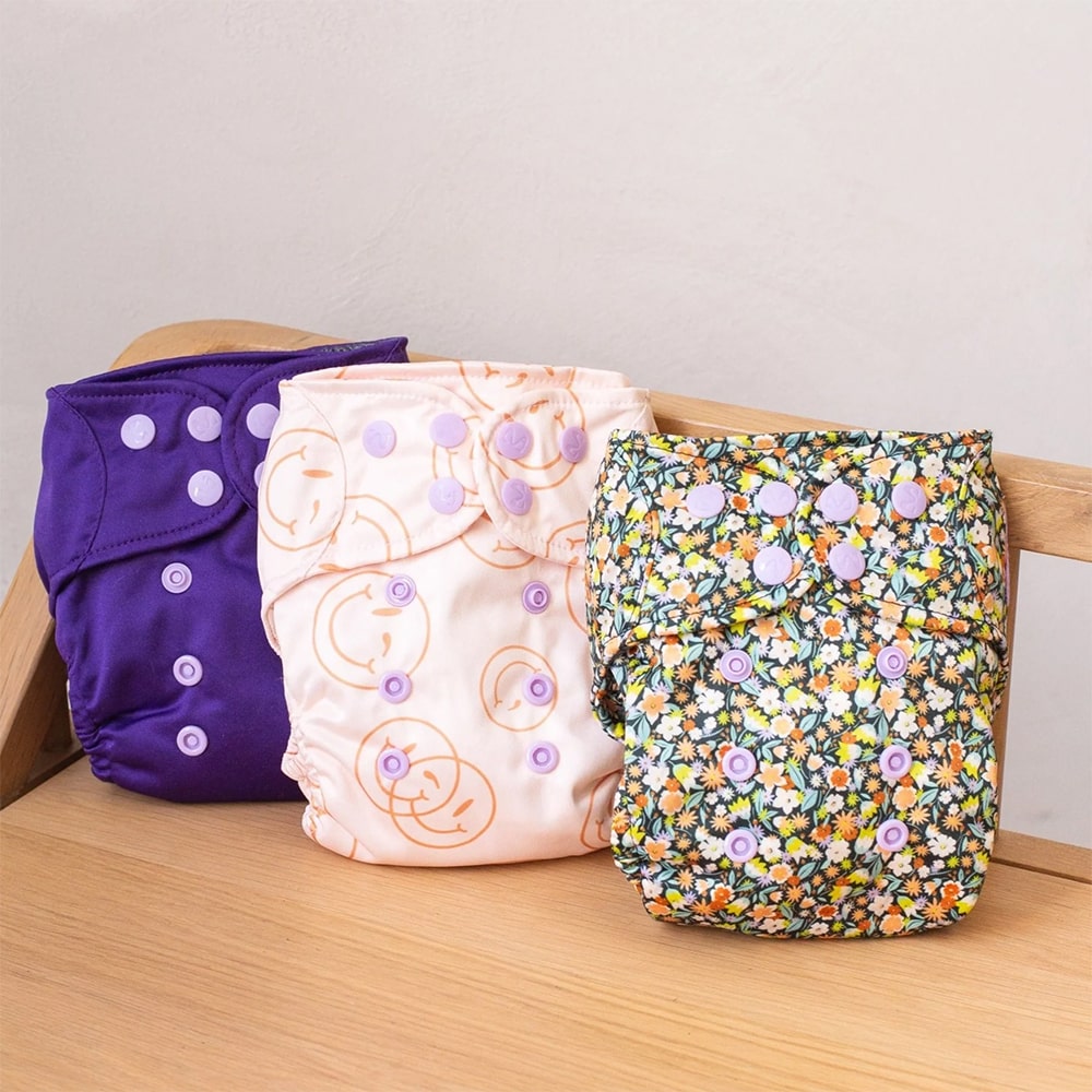 Billie Wonder Wasbare Luier Wrap - Purple Billie Wonder