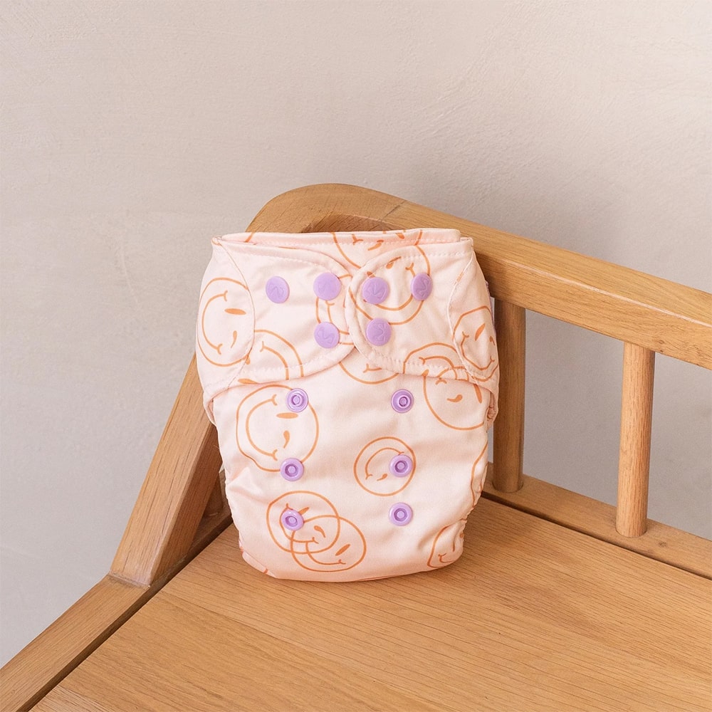 Billie Wonder Wasbare Luier Wrap - Smiley Billie Wonder