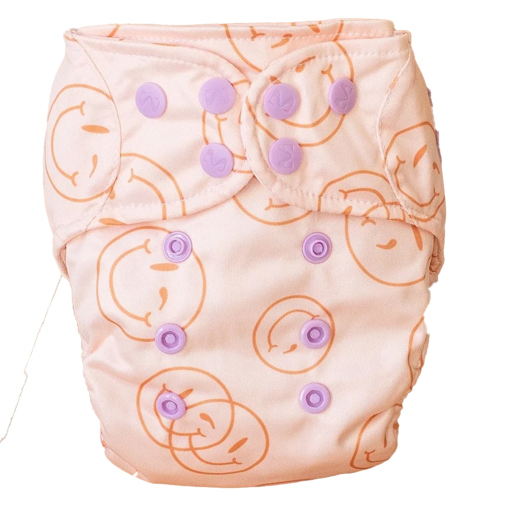 Billie Wonder Wasbare Luier Wrap - Smiley Billie Wonder