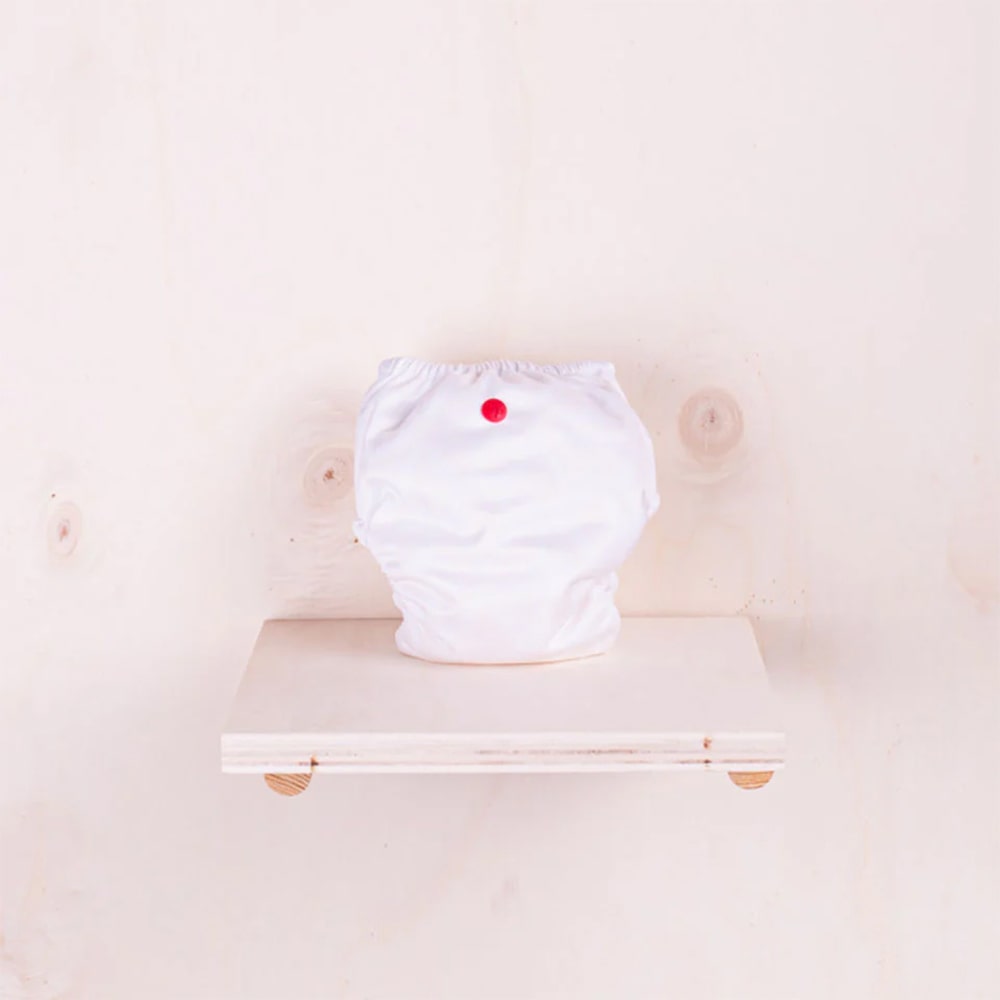 Billie Wonder Wasbare Luier Wrap - White Billie Wonder