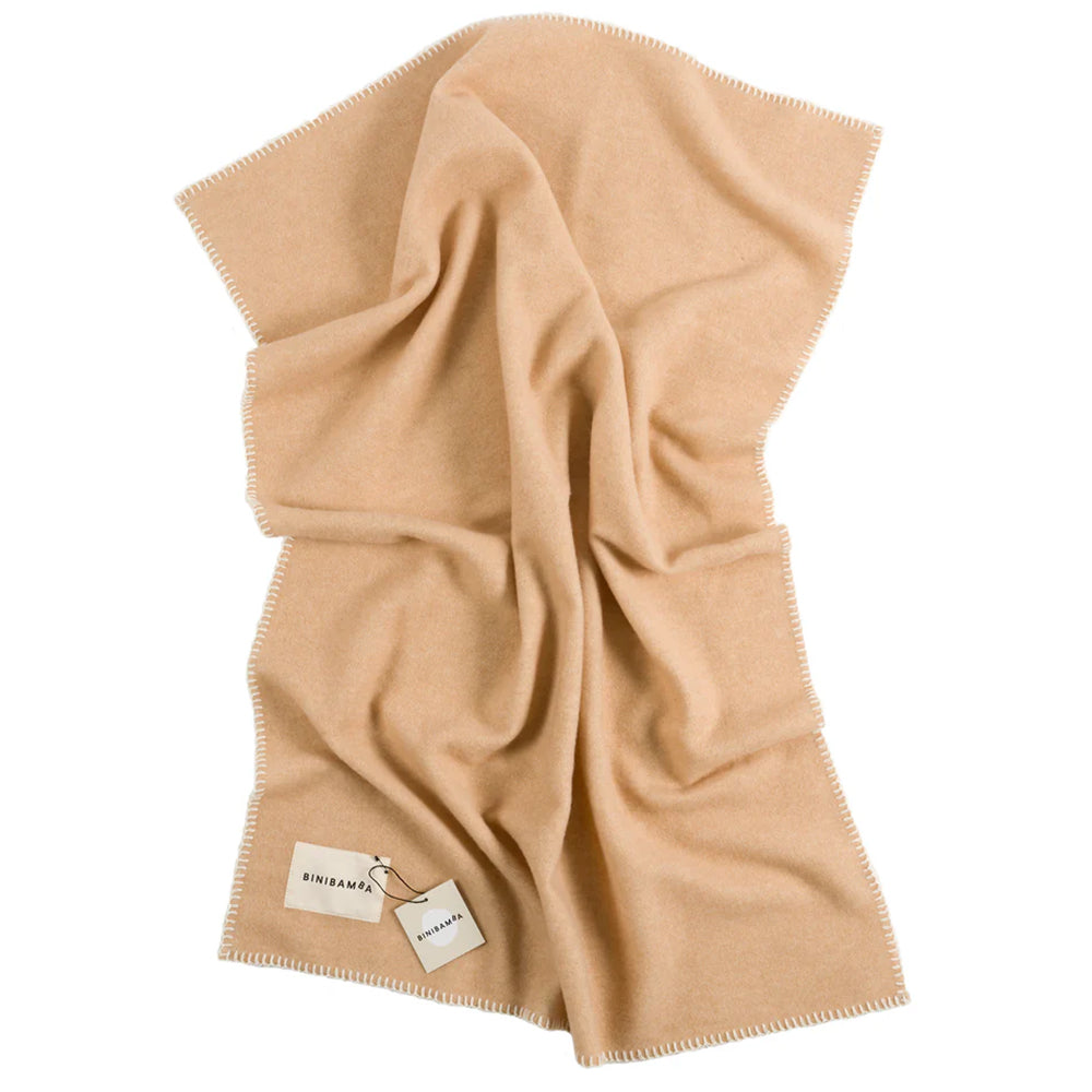 Binibamba Wollen Deken Twee Tinten 75x100cm