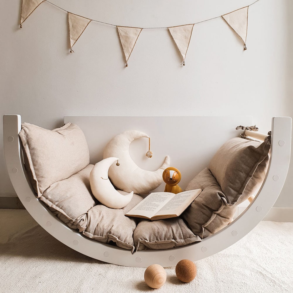 Fitwood Klimboog Luoto - Wit en Berk Fitwood