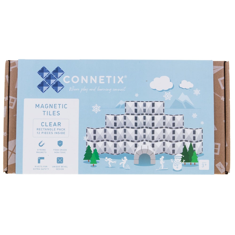 Connetix Tiles Clear Shape Expansion Pack 12 stuks Connetix Tiles
