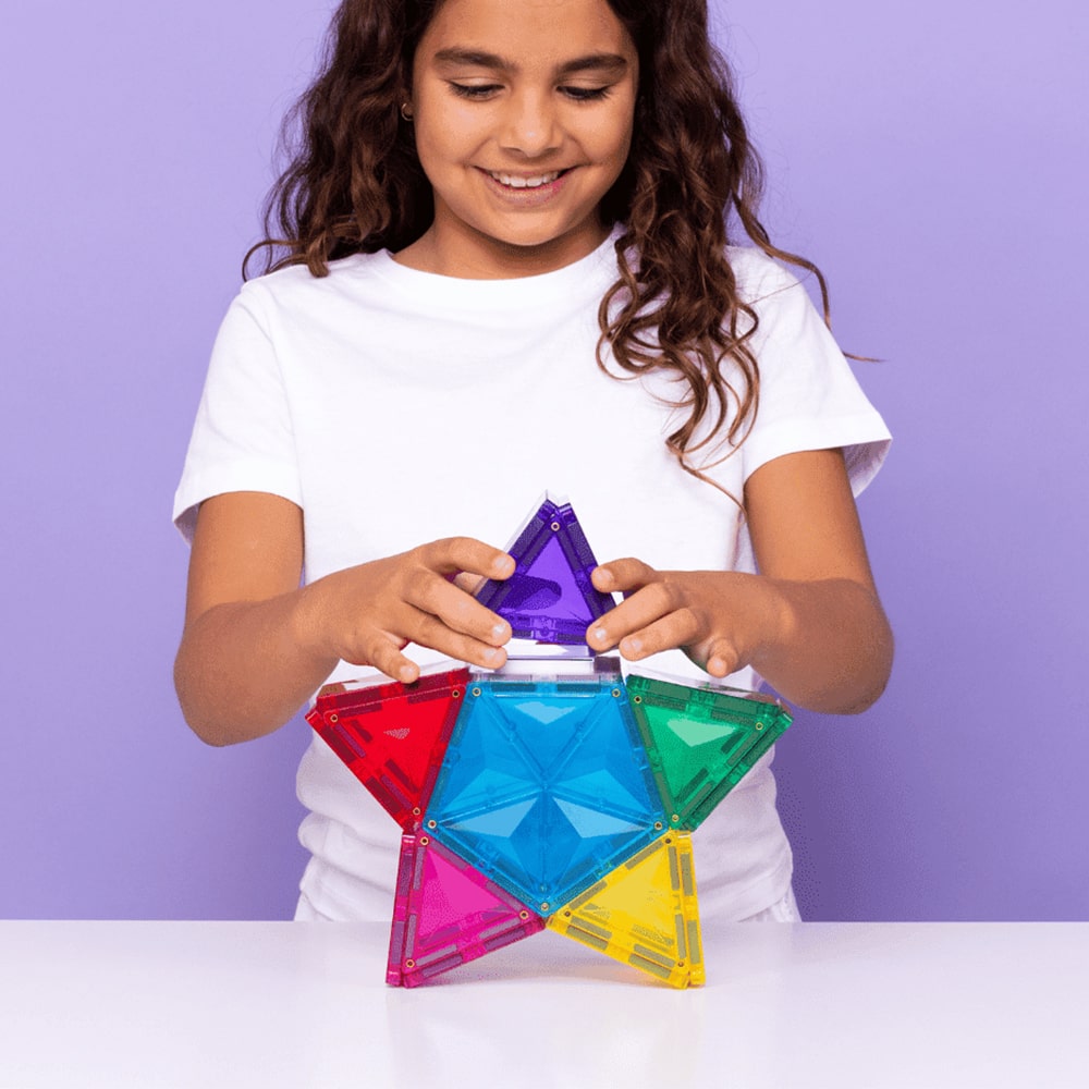 Connetix Tiles 28 Delige Light Star Pack