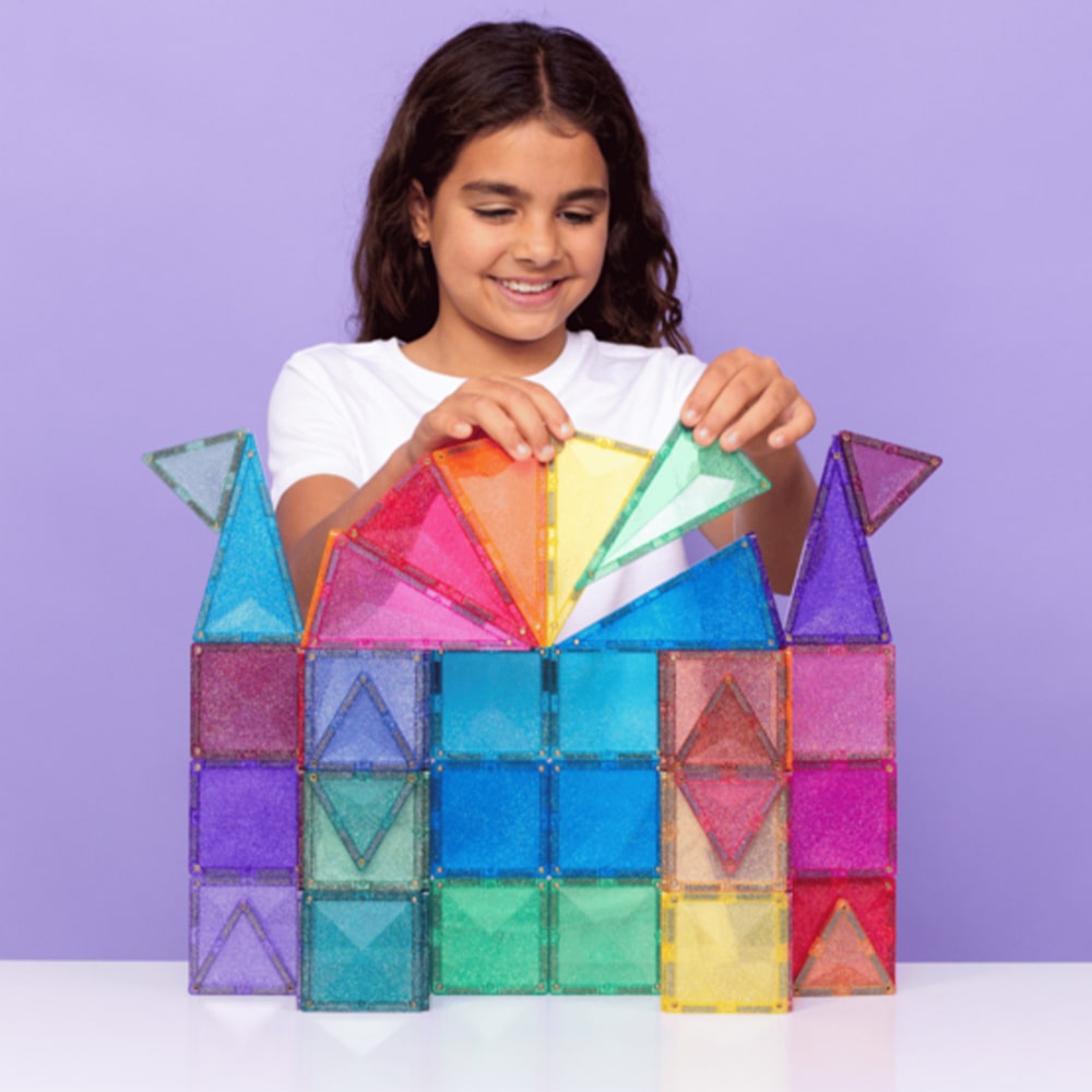 Connetix 48 Delige Glitter Castle Pack