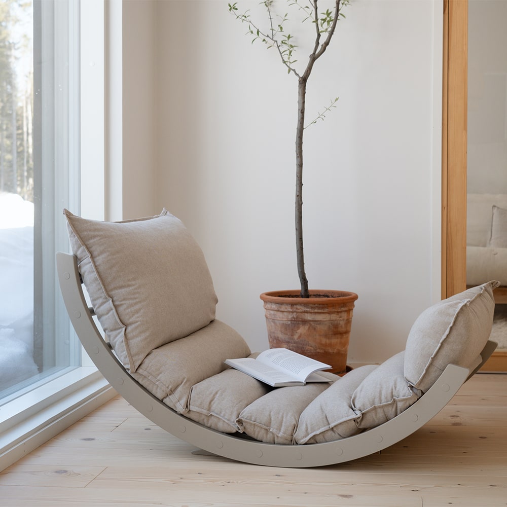 Fitwood Schommelstoel Laakso - Beige Fitwood