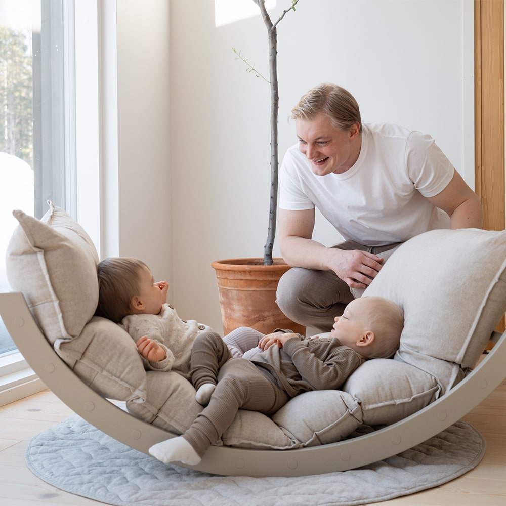 Fitwood Schommelstoel Laakso - Beige Fitwood