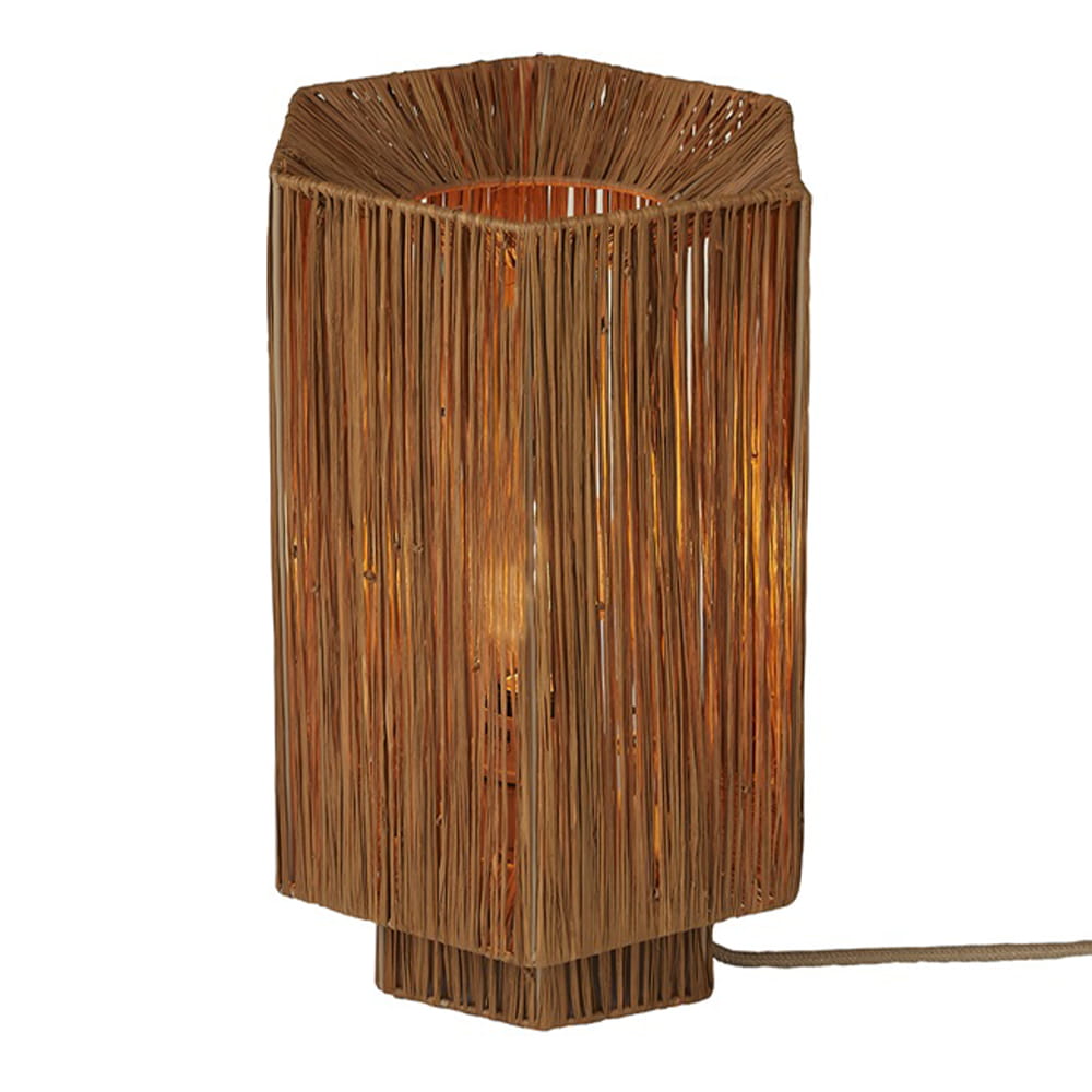 Good&Mojo Tafellamp Raffia Panama L