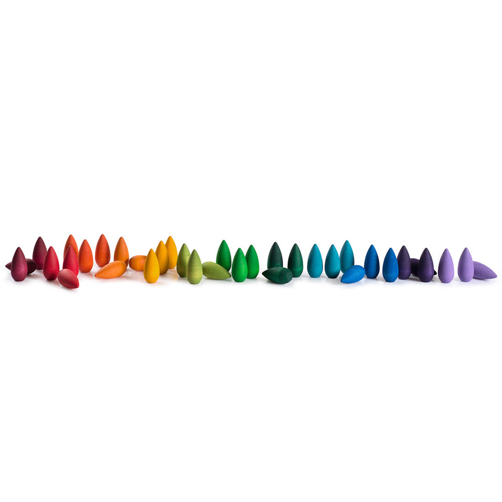 Grapat Mandala Houten Regenboog Sneeuwvlokken 36 stuks Grapat